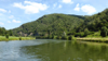 Magnificent Ardennes mountains scenery between Fumay and Revin.