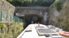 Northern entrance to the short Revin tunnel (240 meters long.)