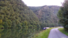 A “wild”mooring at the southern end of the cut above lock #48, near Laifour.
