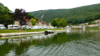 The mooring quay at Montherme, PK 58.5, left bank.