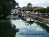 Port at Stenay, in a dead-end loop of the river, off the right bank at the northern end of the lock cut. PK 148.6.