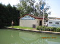 Shower/toilet facilities at the port.