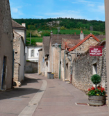 Santenay is divided into upper and lower sections. This is Bas, or lower, Santenay.