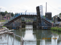 400 meters later he opened another bridge and operated the lock on the other side. We were soon on our way again.