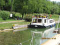 A very nice-looking ex-hireboat, previously a Locaboat penichette.