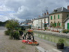 Cercy-la-Tour is a pleasant town to visit and to have a walk through the streets above the port.