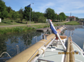 The floating pontoon makes mooring easy. No facilities.