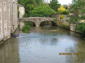 There was a grocery store that was open later in the day. A pretty creek ran through the village. 