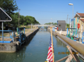 A nice young lady from VNF came and reset the lock for us. She also gave us a new tele-commander for a chain of locks ahead. So we were a couple of hours behind schedule. 